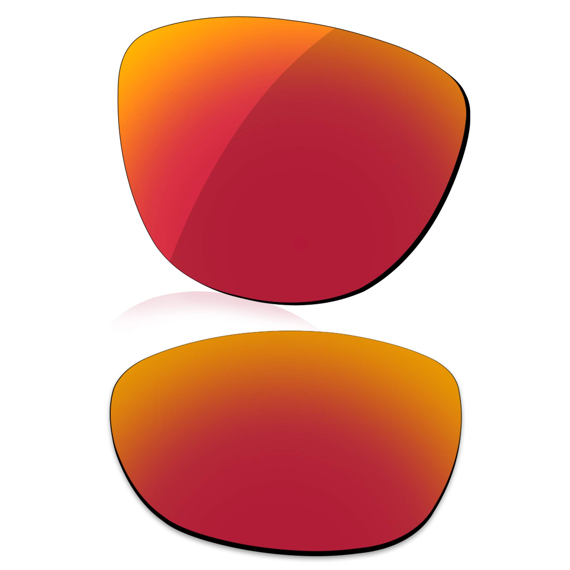 LenzReborn Polarized Lens Replacement for Oakley Frogskins OO9013 Sunglass - Fire Red - Polarized Mirrored