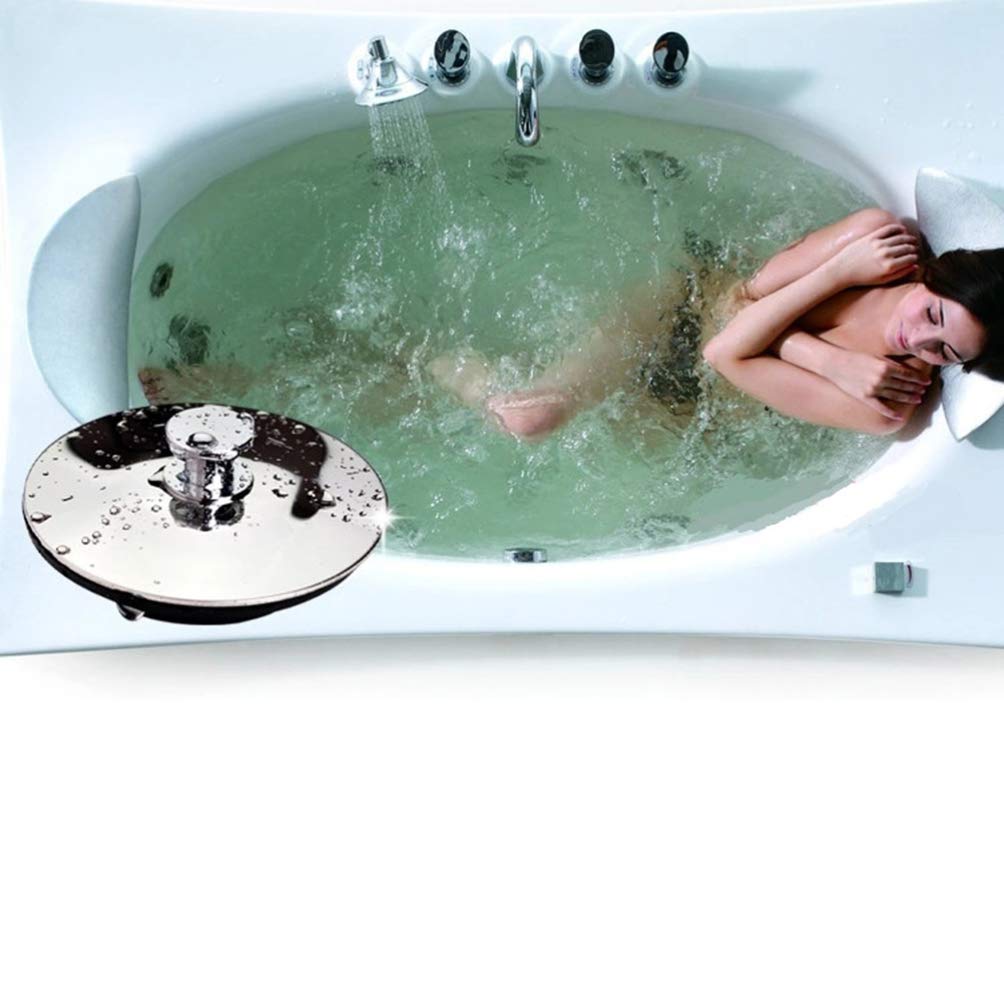 DOITOOL Metal Bathtub Drain Stopper Bathtub Drain Recyclable Bathtub Tub Drain Bathtub Drain Cover for Bathroom Kitchen for 53-54mm Drain