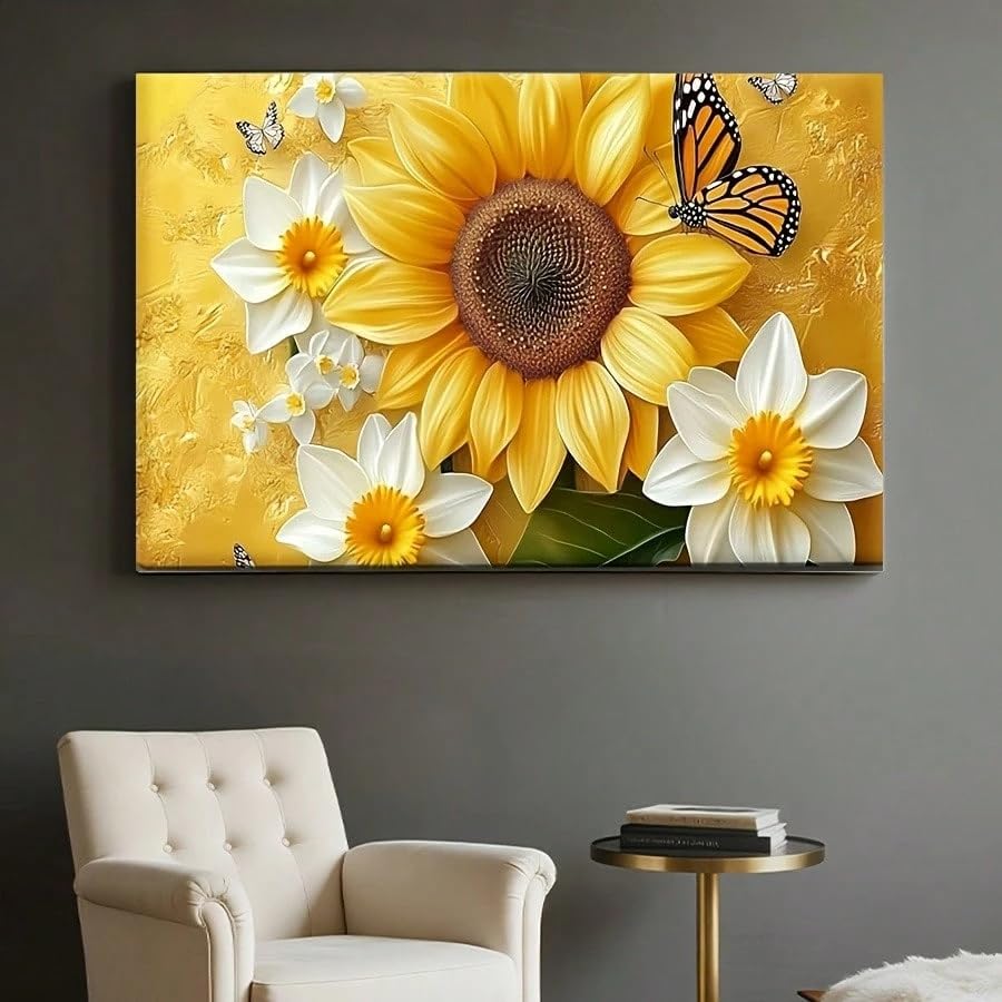 Tableau sur toile pour illuminer un mur sombre de chambre ou salon - 4