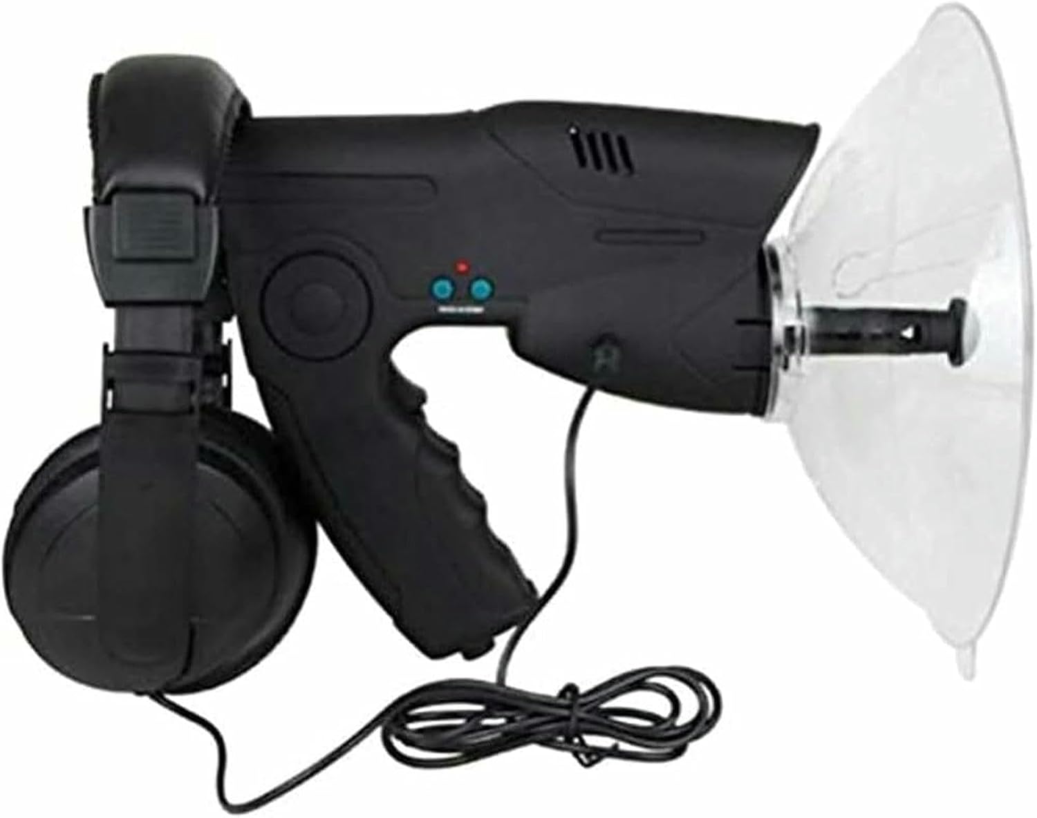 Bionic Ear Parabolic Microphone, Sound Amplifier Ear Bionic Listening Device, Long Range Listening Device up to 300 FT 8X Magnification