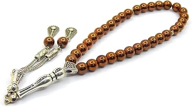 Tesbih Tasbih Tespih Misbaha Subha 33 Muslim Islamic Rosary Worship Accessories Hematite Beads Gemstone 8mm Balls