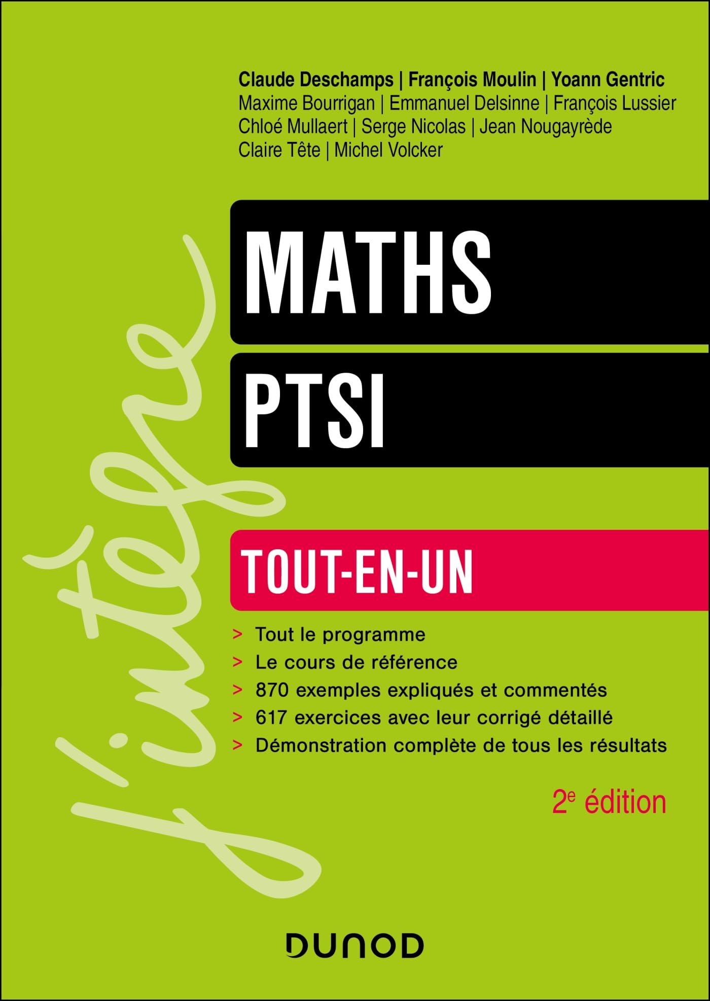 Maths Tout-en-un PTSI - 2e éd.: Tout-en-un