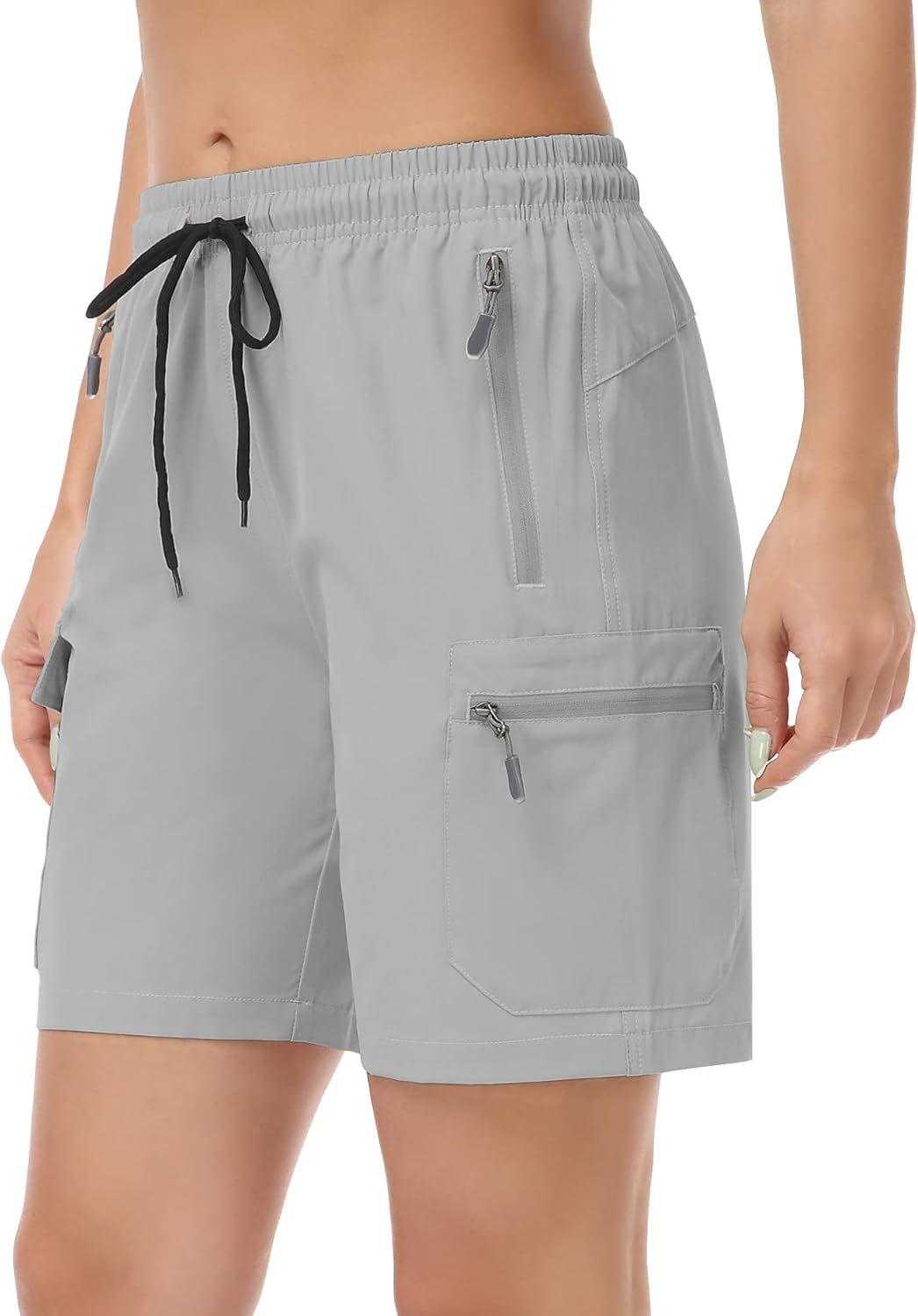 GymBrave Women's Hiking Shorts Quick Dry Lightweight Cargo Shorts for Outdoor Athletic Travel with Pockets - Image 2