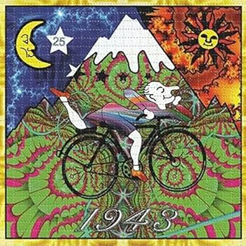 ブロッターアート アルバート・ホフマン 自転車の日 希少作家シート 【匿名配送】 ブロッターアート アルバート・ホフマン 自転車の日 希少作家