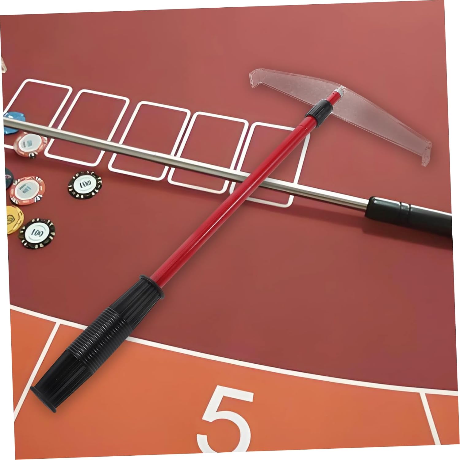 Poker Chip Rake Pusher Poker Rake for Dealer Chip for Home Party Games