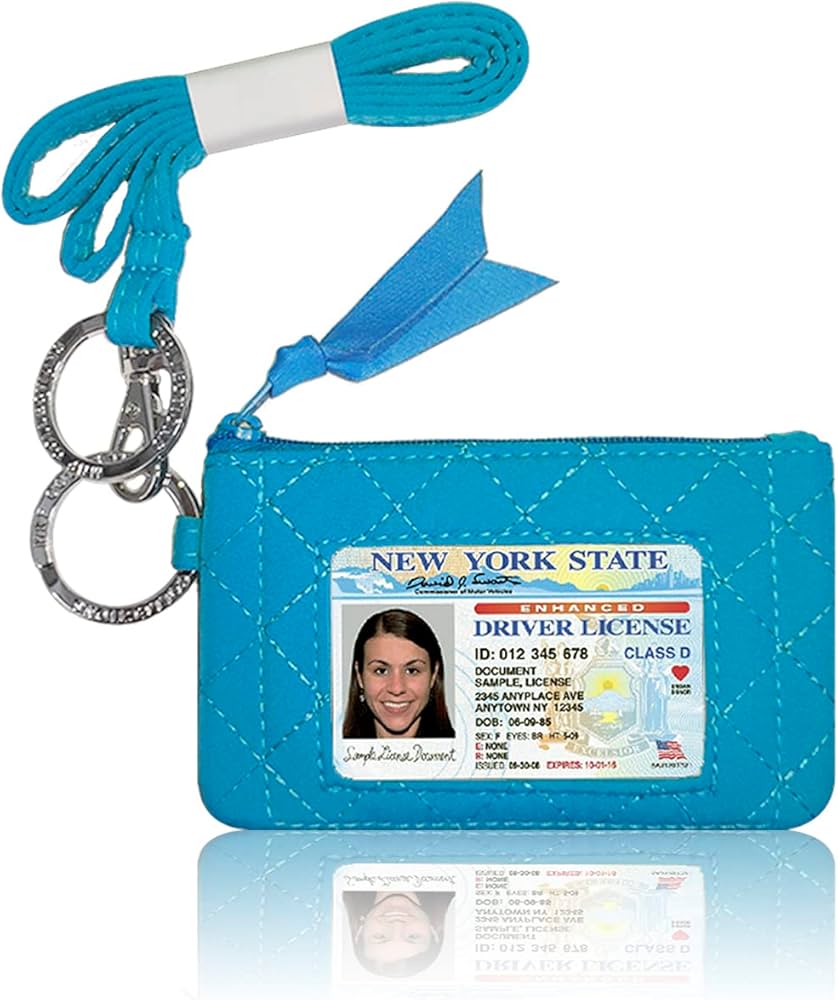 Amazon.com: MNF Collections Lanyard with Wallet - Zip ID Case with