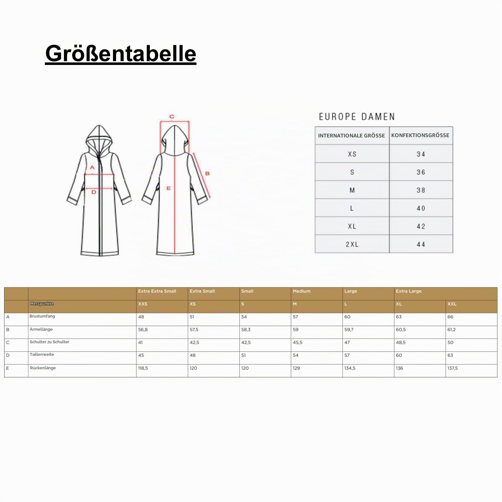 Pip Studio Damen Bademantel Bademantel (1er Pack)