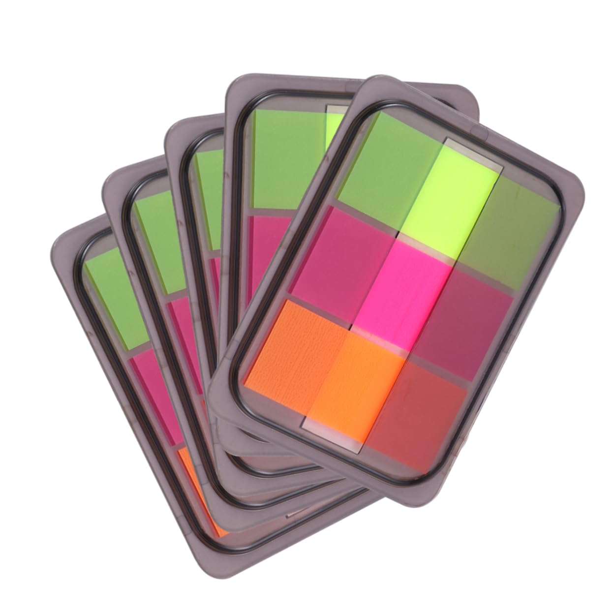 NUOBESTY 30packungen Neon Page Marker Bunte Haftnotizen Selbstklebende Lesezeichen Für Bücher Und Dokumente Markieren Und Hervorheben Von Informationen