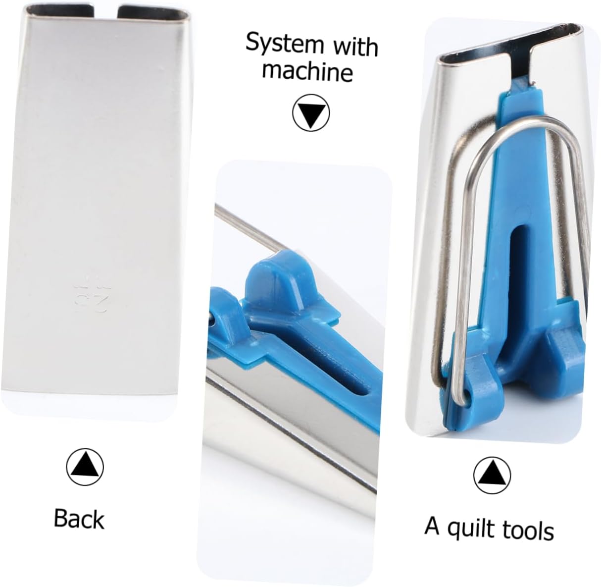 HEALSOPTHY Bias Tape Maker Kit Blue Fabric Binding Tool for Sewing Quilting for Projects Save Bias Tape Creation Precision Bias Tape Maker