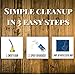 Stink Free Hardfloor Pet Stain & Odor Remover for Hard Wood Floors, Concrete, Laminate, Marble, Ceramic & Travertine Tile, and Linoleum 32 Fl.oz Cat, Dog & Small Pet Urine Odor Destroyer Spray Bottle