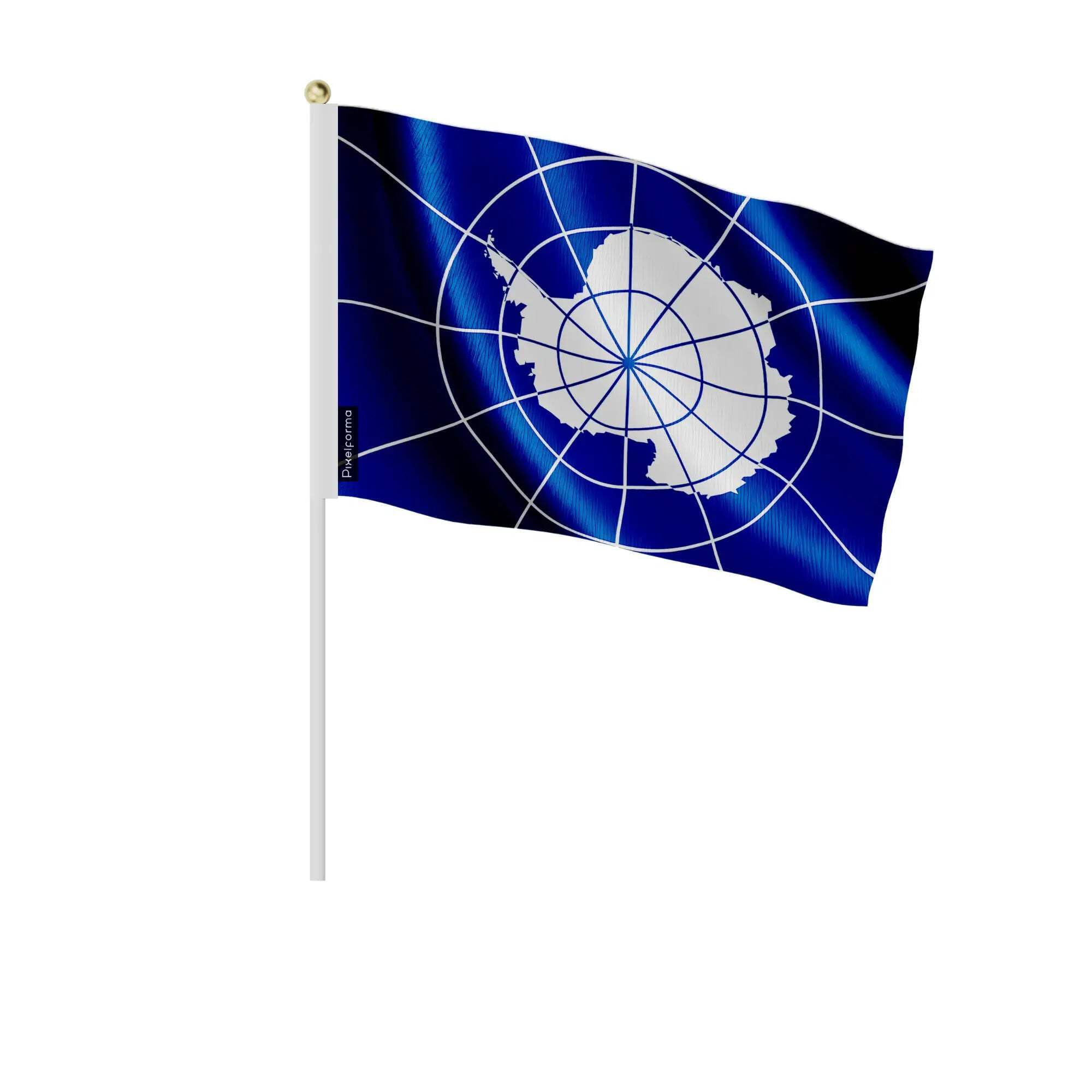 Drapeau Antarctique 30x45cm lot de 100 pour décorer vos salons géographiques - 3