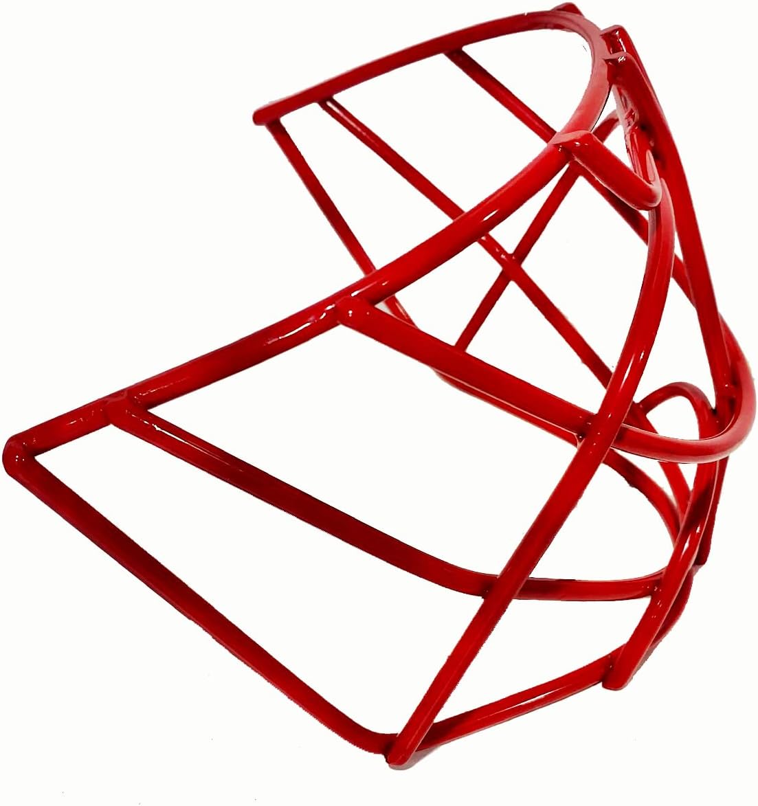 MX10 PRO Cat Eye Ice Hockey Goalie Cage (Non-Certified) (Royal Blue) : Sports & Outdoors