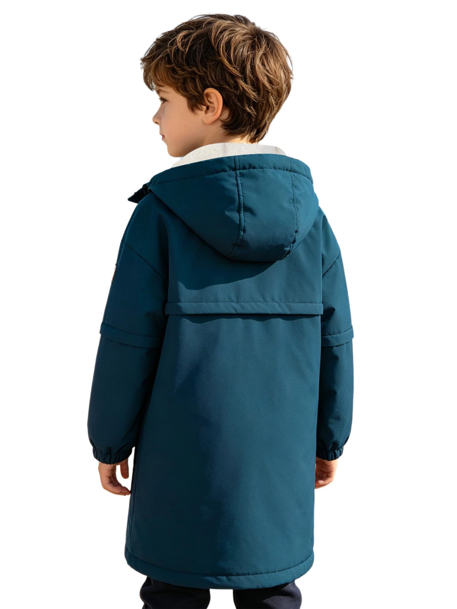 TTAO Mädchen Junge Badeponcho Flanell Bademantel Kapuze Poncho Mit Taschen Zip Cover Up Kinder Unisex Wickelmantel Langarm/Kurzarm Für Strand Schwimmen Surfen