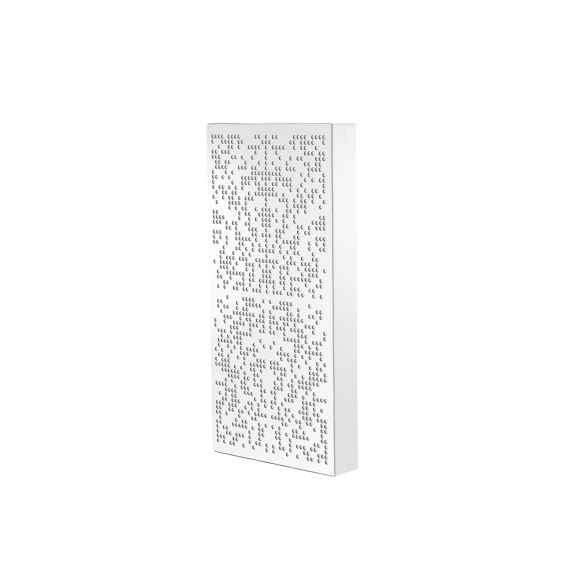 AbsorbFuser 100 x 50 x 11 cm – Absorbente acústico/difusor panel híbrido absorbente de sonido (doble blanco)