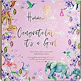 Holdsworth Chocolates Occasions Collection - It's A Girl Gift Box of Handmade Truffles with Assorted Milk, White and Dark Chocolates Perfect for Gifting 110g