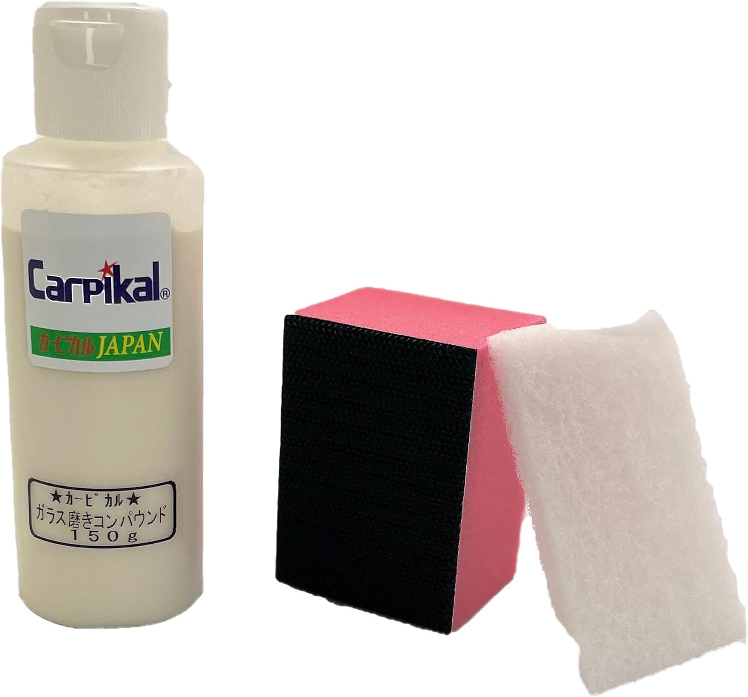 Amazon カーピカル ガラス磨き 0g 水垢シミ取り 小傷消し ウロコ雨染み除去 ガラスクリーナー 車 バイク