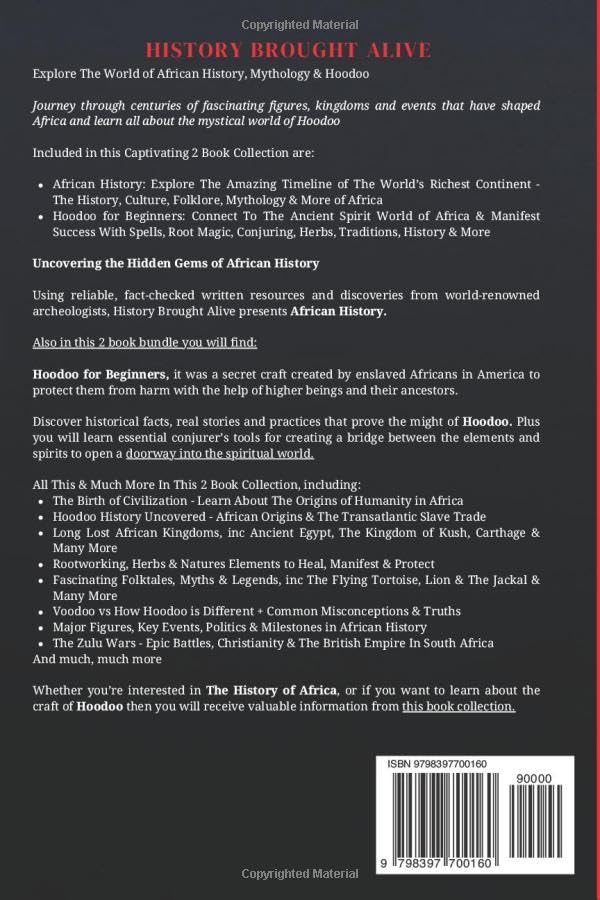 Miniatura 2 de African History & Hoodoo Connect to The Ancient Spirit of Africa and Explore The Timeline, Culture, Roots, Spells, & More From The World's Richest