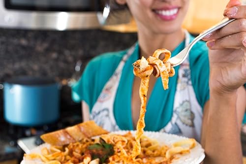 Miniatura 8 de Máquina para hacer pasta - Diseño original - Máquina de prensa manual con rodillo de fideos con grosor ajustable - Rodillos y cortadores de aleación