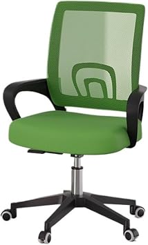 Office Chair Office Desk Chair Gaming-Ergonomic Mid Back Comfortable Cushion Lumbar Support Mesh Adjustable Swivel Rolling Home Executive Office Chair Computer ChairGreen