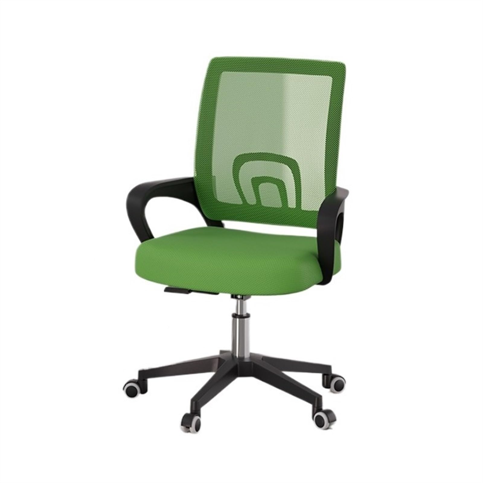 METTEOR Office Chair for Home & Gaming - Adjustable Desk Chair with Lumbar Support table Cush Mum Back Mesh Fabric Swivel & Rolling Design for Ultimate t (Grün One Size)