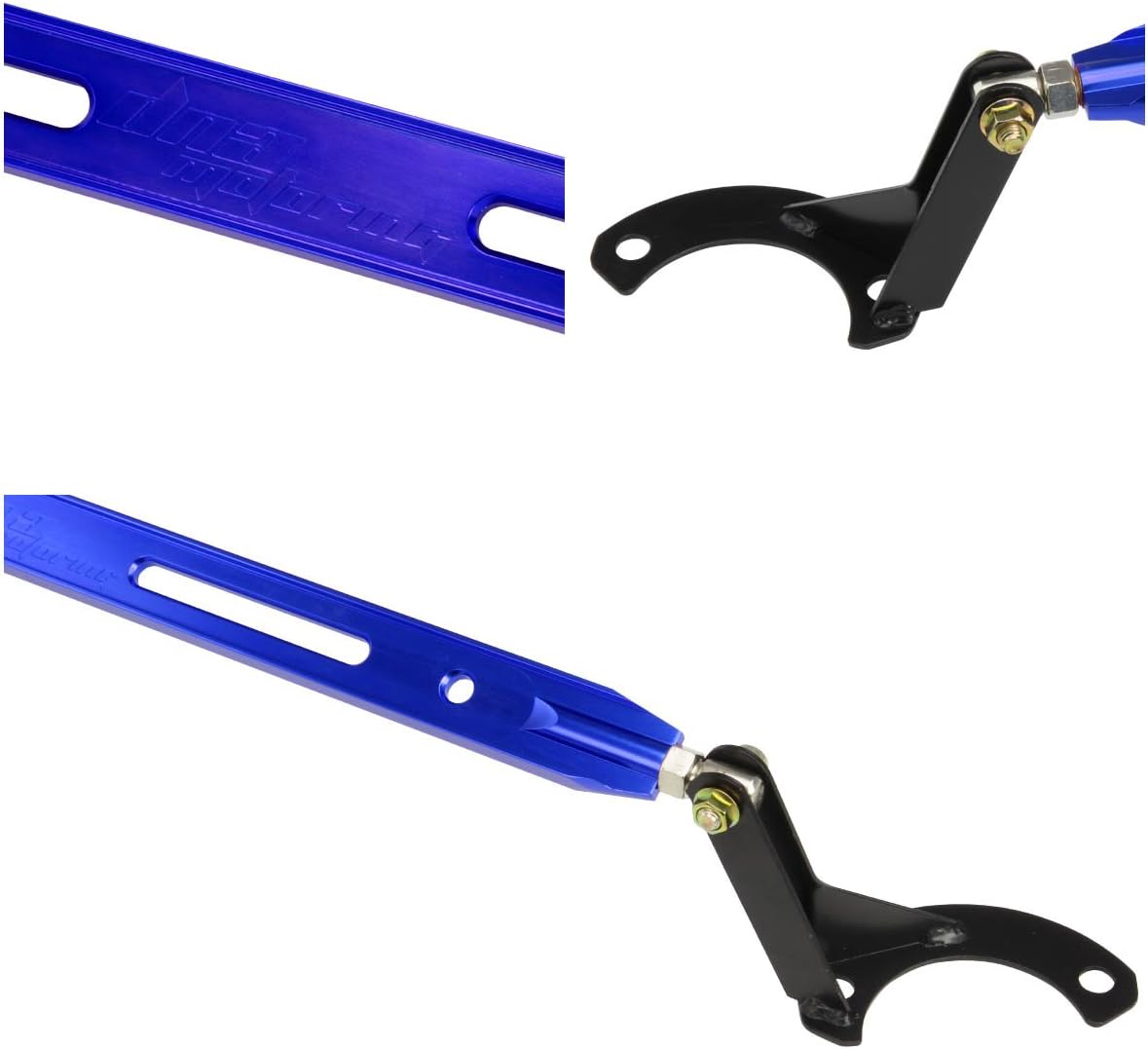 Compatible with Honda Prelude Front Upper Aluminum Strut Bar (Blue) - BB