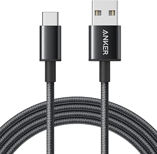 Anker Cabo USB para USB-C(1,8m), Cabo Trançado de Alta Durabilidade | Compatível com iPhone 18/17/16/15, Samsung, Xiaomi, MacBook, iPad, Tablet,