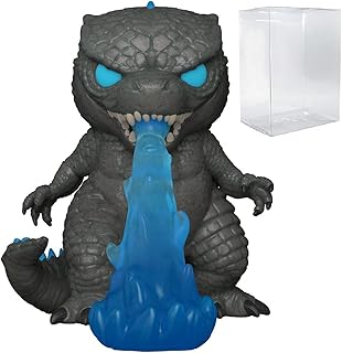 POP Godzilla vs Kong - Godzilla Heat Ray (Fire Breathing) Funko Pop! Vinyl Figure (Bundled with Compatible Pop Box Protector Case), Multicolor, 3.75 inches