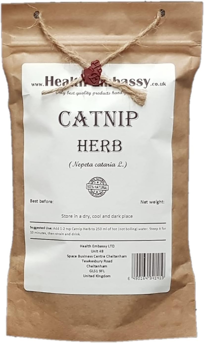 Health Embassy Catnip Herb Tea | Nepeta cataria L | 100g