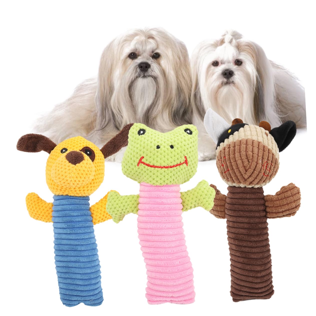 BESPORTBLE 9 Piezas Juguetes de Cachorro de Peluche pequeño Perro de Juguete Juguetes para la dentición de Mascotas Juguetes para Perros pequeños Juguete Perro pequeño Verduras chirriantes
