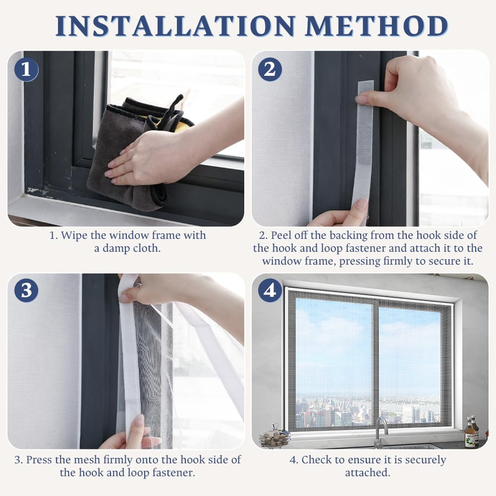 AOOWU Rete per Gatti Balcone, Rete Gatti Balcone, Autoadesiva Maglia, con 1 Pezzi un Rotolo di Hook & Loop Fastener, Adatto a Soggiorni, Camere da Letto, Negozi per Animali（130 * 150CM）