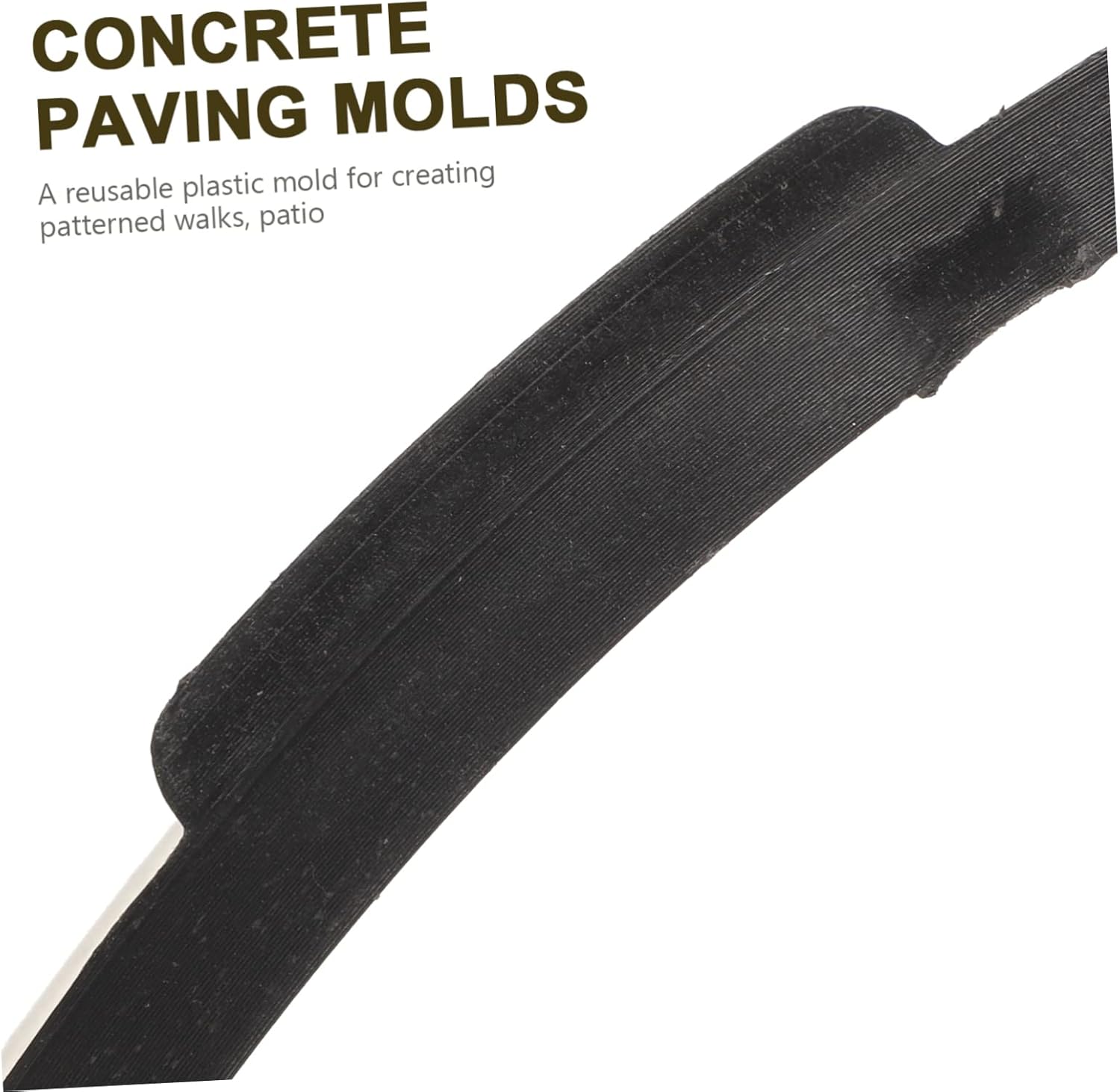 Yardwe Flooring Maker Molds 2pcs Garden Pavement Round Maker Paving Concrete Stepping Paver Walk Maker Forms for Garden Black Garden Paving Irregular Concrete Molds Concrete Molds Concrete Molds