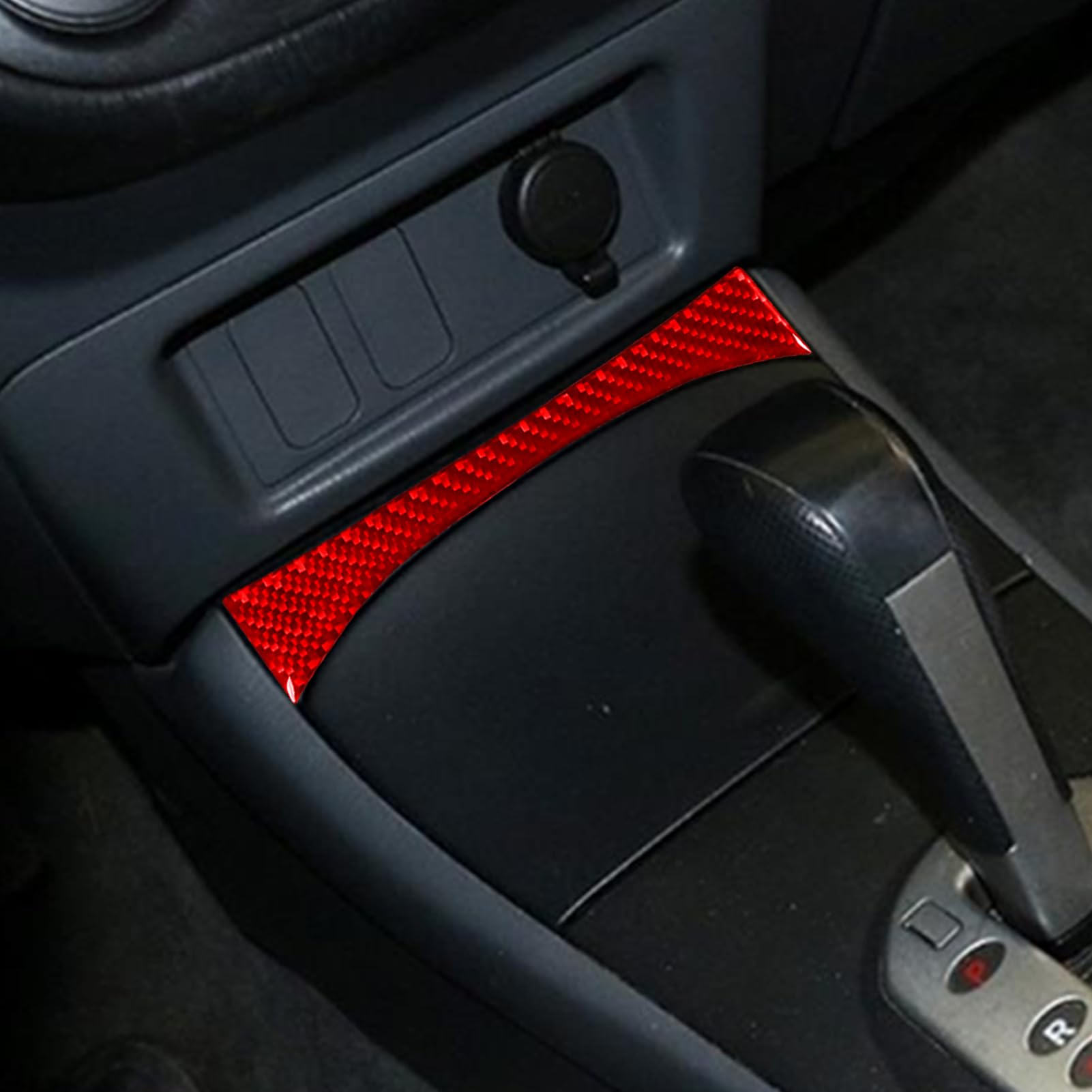 4 stuks koolstofvezel autodeur binnenkom decoratie stickers trim patch