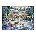 Produktbild Cukol Kreuzstich Stickpackungen Vorgedruckt Set Erwachsene Weihnachten, Stickvorlagen Stickbilder Vorgedruckt Kreuzstich Stickpackung Sticken Stickbild Bild Set für Erwachsene Anfänger, Cross Stitch