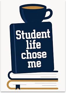 Student Life Poster Print - Student Life Chose Me - 13x19 - Collegiate Humor Decor