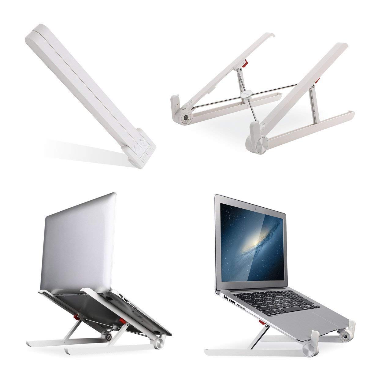 Laprite Adjustable Foldable Laptop Stand (Portable Design, Silver) (B08NZW3FVK) Amazon Price History, Amazon Price Tracker
