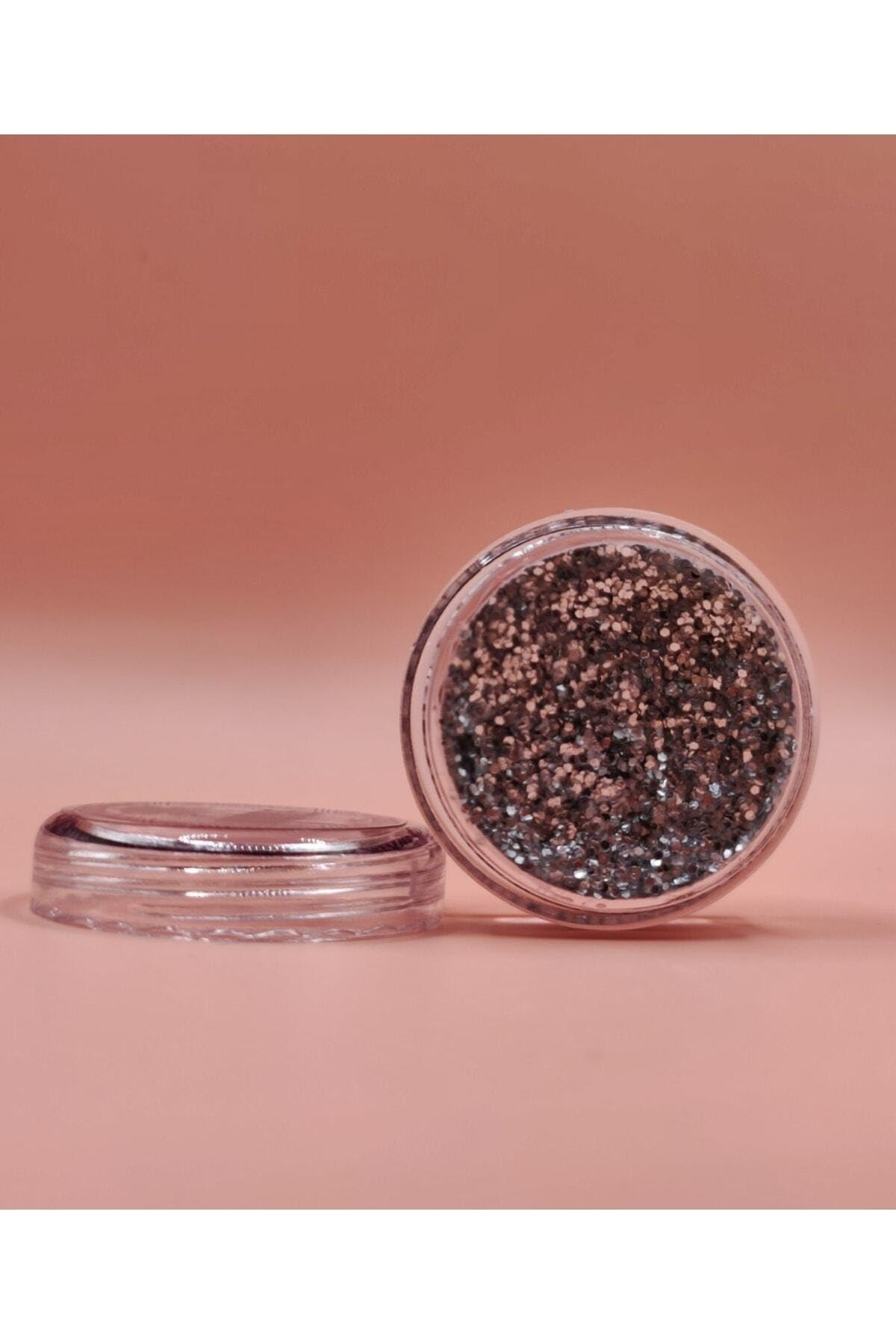 Hb Tasarım Mini Doğal Jel Glitter Far - Grey 5Ml, 100glitter9