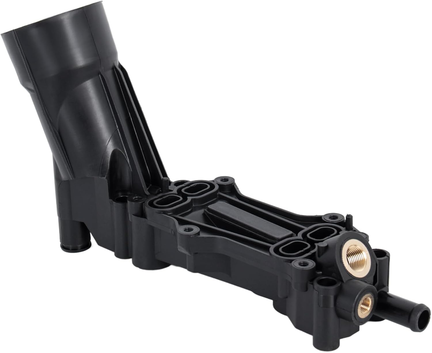 Engine Oil Cooler Housing Assembly Compatible for 2014 2015 2016 Dodge Challenger Jeep Grand Cherokee Compatible for Ram 1500 Chrysler 3.6L V6 w/Sensors, Gaskets 68105583AF 68105583AA