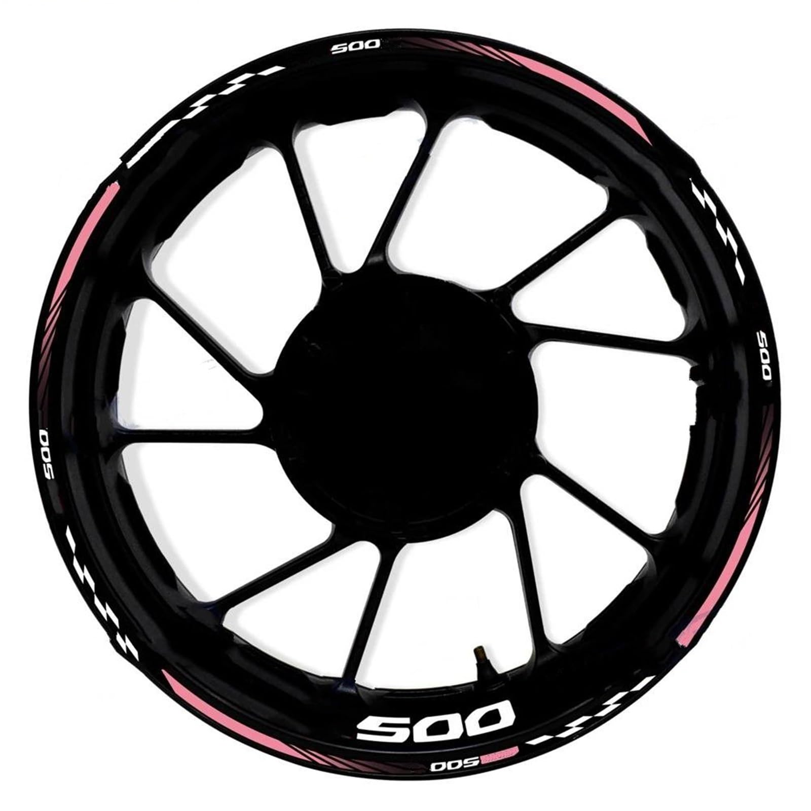 Motorcycle Front Rear Wheel Hub 17 Inch Sticker Waterproof Reflective Rim Decal Stickers for CB500X