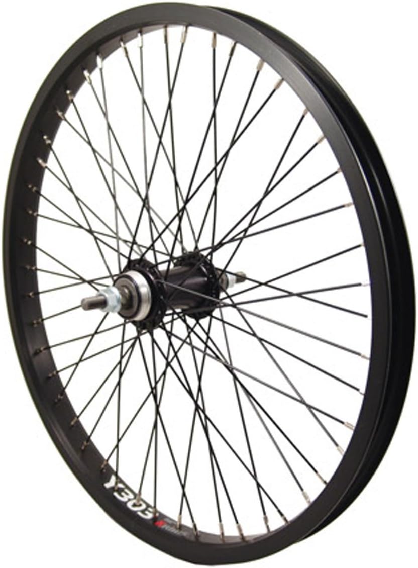 Sta Tru RW207548K Rear ALEX/BMX Wheels with 3/8" Axle, 20mm x 1.75", Black