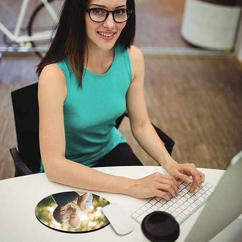 Miniatura 3 de Alfombrilla de mouse personalizada para fotos y texto, de neopreno, suministros de oficina y accesorios de escritorio para computadora de juegos,