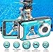 Produktbild Unterwasserkamera 2.7K Full HD 48.0 MP Kamera Unterwasserkamera Digitalkamera Videorecorder Camcorder Selfie Dual Screen wasserdichte Kamera zum Schnorcheln 10 ft unter Wasser