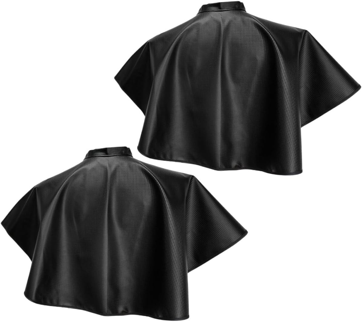 Hair Dye Cape for Salon 2pcs Black Shampoo Cover Salon Capes for Hair Stylist Barber Supplies