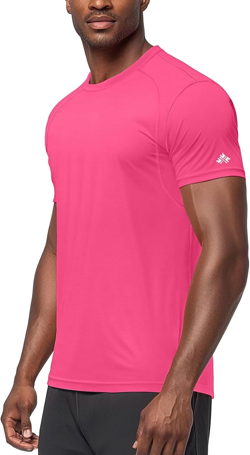 Zengjo Workout Shirts for Men Quick Dry, Moisture Wicking Athletic T-Shirts for Gym Running Sports Exercise - Image 3