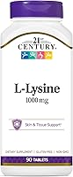 Vista 1 de 21st Century Healthcare L-lisina 1000 mg, 90 comprimidos