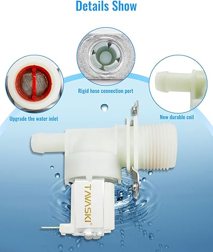 Miniatura 3 de Válvula de agua para lavavajillas DD81-02265A actualizada para reemplazar 6740000046A 10A50100 apto para lavavajillas Samsung DW80M2020US