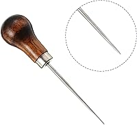 Vista 6 de Shappy 15 Pieces Bookbinding Kit Starter Tools Set Bone Folder Paper Creaser, Waxed Thread, Awl, Large-Eye Needles for DIY Bookbinding Crafts and