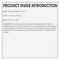 Vista 9 de Paquete de 3 bases de sombra de ojos mate para tapas aceitosas, sin arrugas, color violeta, verde, rosa, base de maquillaje de ojos, impermeable, a