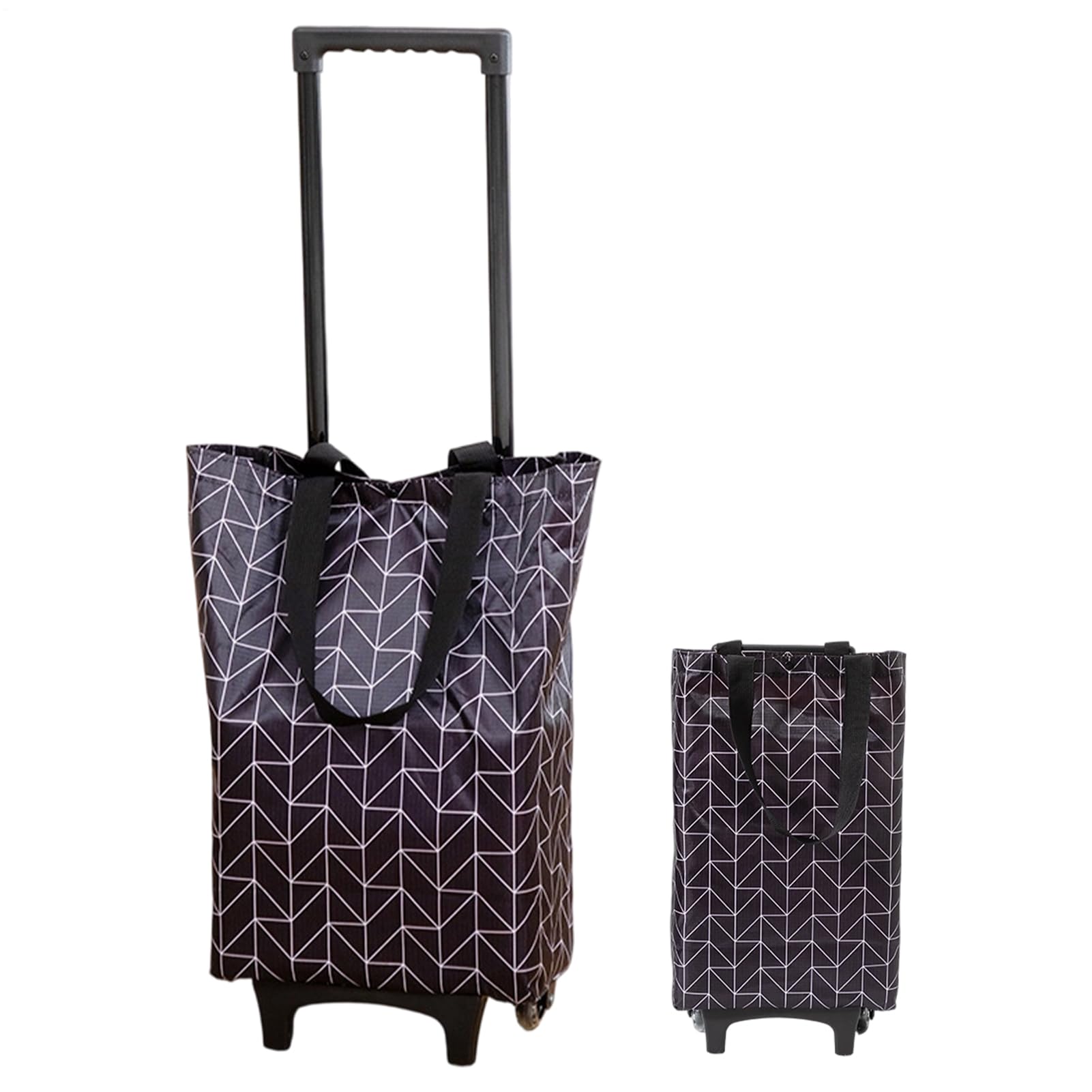 Caddie de Courses Diable Roulant Utilitaire | Chariot Léger Équipé de Roues Roulantes pour Hôtels Restaurants Appartements Locations Maisons Voyages Dortoirs 12/200