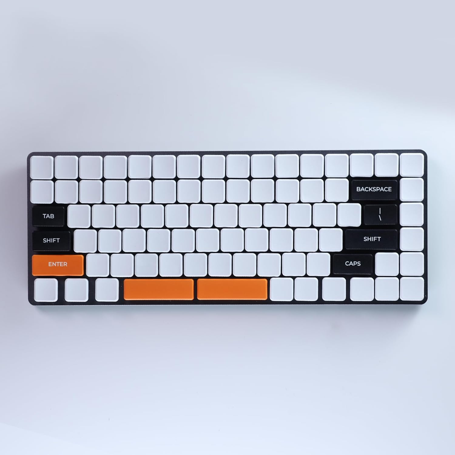 Chocfox Low Profile PBT Keycaps, 18.1mm x 18.1mm, 40-Pack 1U,Porcelain White,for Kailh Chocolate Switch Mechanical Keyboard