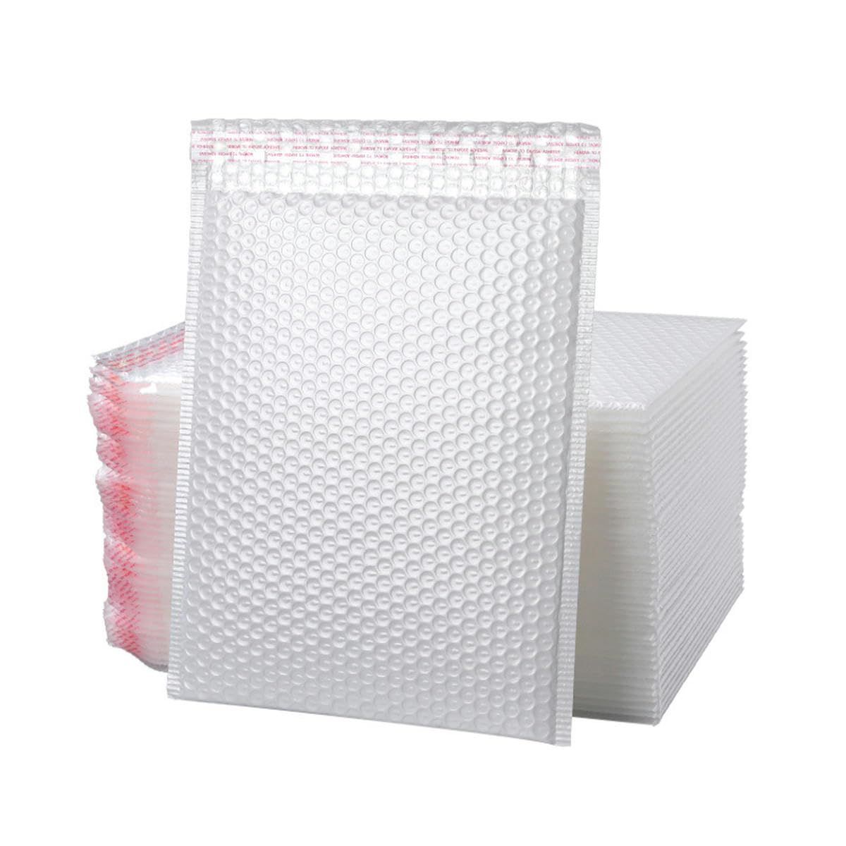 60/30 pezzi Buste postali a bolle d'aria Buste imbottite con chiusura automatica Buste a bolle d'aria rosa Sacchetti regalo buste da imballaggio nere/blu per libri-18X23cm-F-60 PCS